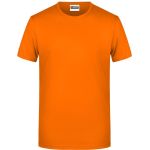 James+Nicholson Herren-T-Shirt aus Bio-Baumwolle 8008 – Orange S