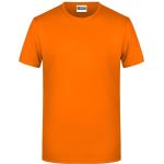 Pánské tričko z bio bavlny James+Nicholson 8008 - Oranžová XL