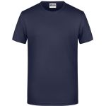 Pánské tričko z bio bavlny James+Nicholson 8008 - Navy XXL