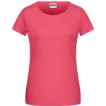 James+Nicholson 8007 Damen-T-Shirt aus Bio-Baumwolle – Himbeere XL