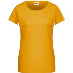 Dámské tričko z bio bavlny James+Nicholson 8007 - Gold yellow S