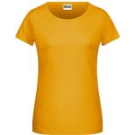 Damen-T-Shirt aus Bio-Baumwolle James+Nicholson 8007 - Goldgelb M