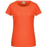 Dámské tričko z bio bavlny James+Nicholson 8007 - Coral XL