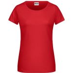 James+Nicholson 8007 Damen-T-Shirt aus Bio-Baumwolle – Rot XL