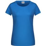 Dámské tričko z bio bavlny James+Nicholson 8007 - Cobalt XS