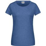 James+Nicholson 8007 Damen-T-Shirt aus Bio-Baumwolle – Light Denim Melange XL