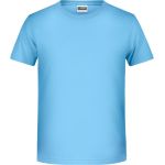 James+Nicholson T-Shirt aus Bio-Baumwolle für Jungen 8008B – Himmelblau L