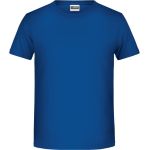 Chlapecké tričko z bio bavlny James+Nicholson 8008B - Dark royal M