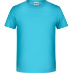 James+Nicholson Bio-Baumwoll-T-Shirt für Jungen 8008B – Türkis S