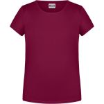 James+Nicholson Mädchen-T-Shirt aus Bio-Baumwolle 8007G - Vínová L