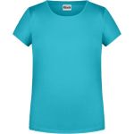 James+Nicholson Mädchen-T-Shirt aus Bio-Baumwolle 8007G - Pacific M