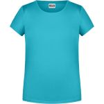 James+Nicholson Mädchen-T-Shirt aus Bio-Baumwolle 8007G – Pacific XXL