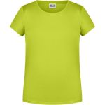 James+Nicholson Mädchen-T-Shirt aus Bio-Baumwolle 8007G – Säuregelb L
