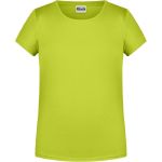 Dívčí tričko z bio bavlny James+Nicholson 8007G - Acid yellow S