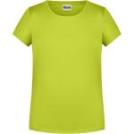 Dívčí tričko z bio bavlny James+Nicholson 8007G - Acid yellow XXL