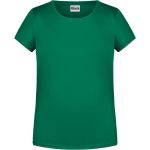Dívčí tričko z bio bavlny James+Nicholson 8007G - Irish green XXL