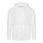 Pánská mikina na zip s kapucí ZOODIE - Arctic white M