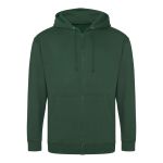 Herren-Kapuzenpullover mit Reißverschluss ZOODIE – Flaschengrün XL