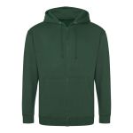 Pánská mikina na zip s kapucí ZOODIE - Bottle green M