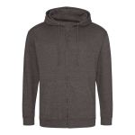 Pánská mikina na zip s kapucí ZOODIE - Charcoal L