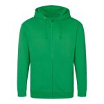 Pánská mikina na zip s kapucí ZOODIE - Kelly green S