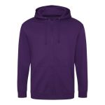 Herren-Kapuzenpullover mit Reißverschluss ZOODIE – Lila M