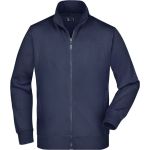James+Nicholson JN46 Herren-Kapuzenpullover mit Reißverschluss, Marineblau, 3XL