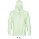 Unisex mikina s kapucí CONDOR - Creamy green L