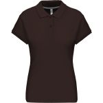 Damen Poloshirt Kariban K242 - Schokolade S