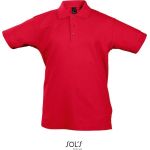 Kinderpoloshirt Summer Kids II - Rot 8 Jahre